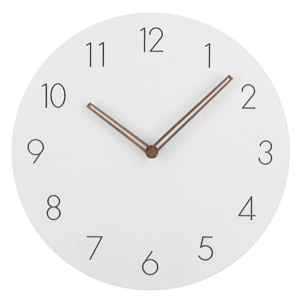 Mogendo | Minimalistic Nordic Wall Decoration - Quiet Clock 29 cm White is the color that is often associated with purity and clarity.