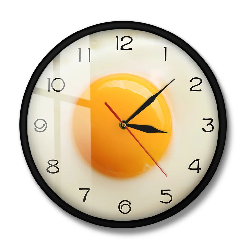 Mogendo | ZeitZierde | Stylish Wall Clock for the Dining Area Metal frame