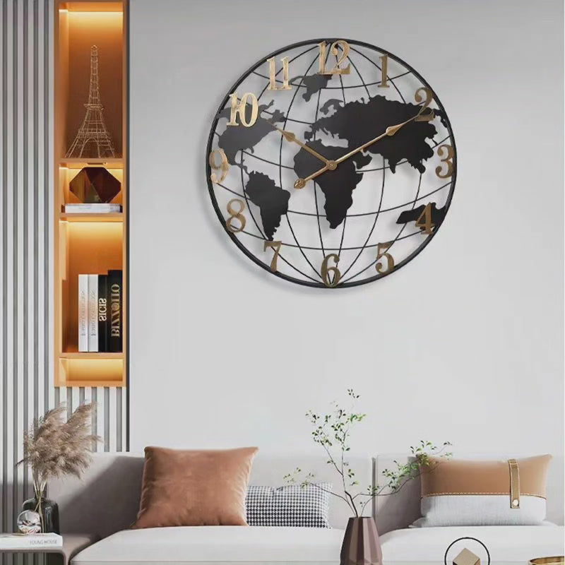 Mogendo | 60cm Large World Map Wall Clock