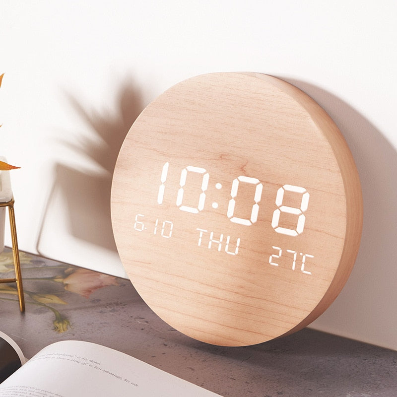 Mogendo | Wooden Digital Watch - Stylish Watch for Home and Office Standard title