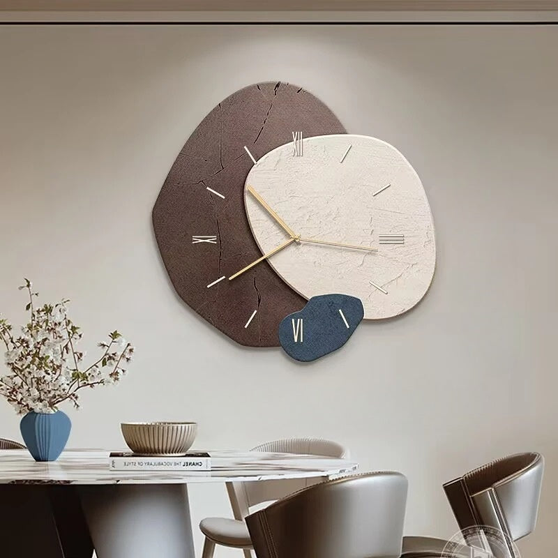 Mogendo | Modern Wall Clocks for Living Room – Elegant and Aesthetic Clock with Silent Function No light D