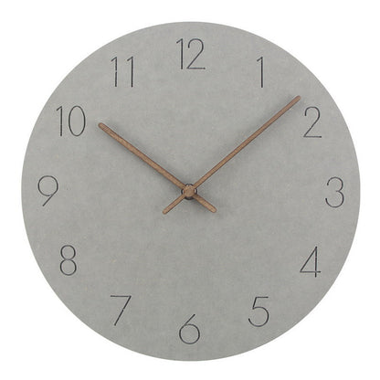 Mogendo | Minimalistic Nordic Wall Decoration - Quiet Clock 29 cm Gray