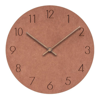 Mogendo | Minimalistic Nordic Wall Decoration - Quiet Clock 29 cm Orange