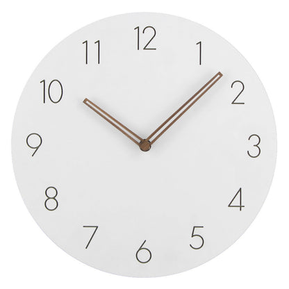 Mogendo | Minimalistic Nordic Wall Decoration - Quiet Clock 29 cm White is the color that is often associated with purity and clarity.