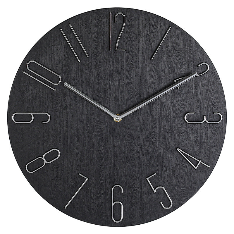 Mogendo | Simple Minimalistic Wall Decoration Clock Black