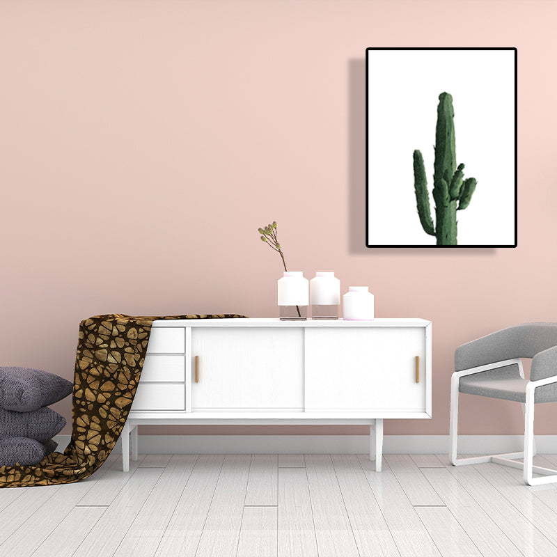 Mogendo | Tropical Plant Cactus Wall Decoration Green Texture Surface Canvas Print for Living Room