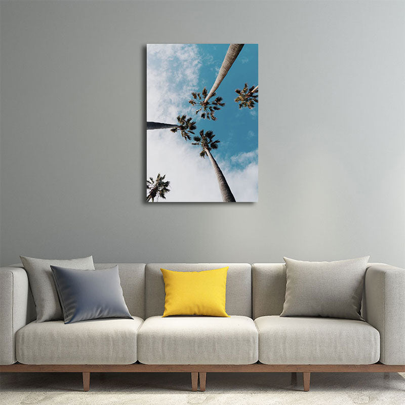 Mogendo | Textured Landscape Art Print Tropical Canvas Wall Decoration for Living Room
