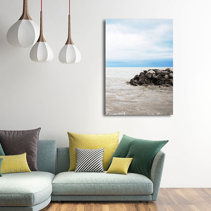Mogendo | Textured Landscape Art Print Tropical Canvas Wall Decoration for Living Room