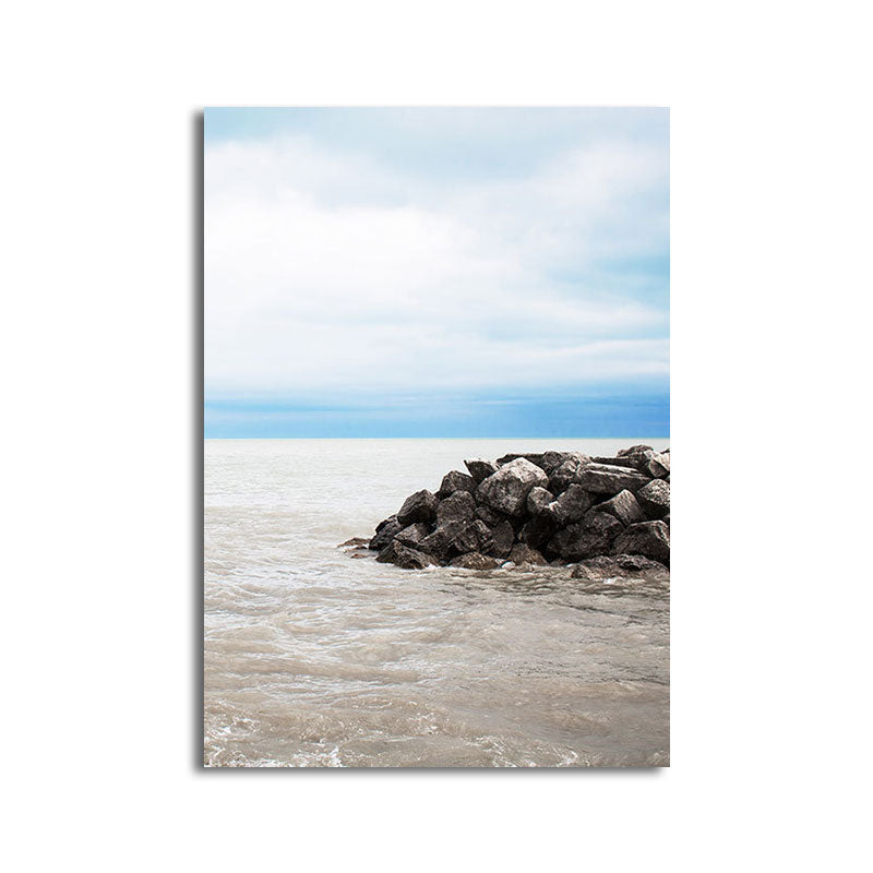 Mogendo | Textured Landscape Art Print Tropical Canvas Wall Decoration for Living Room