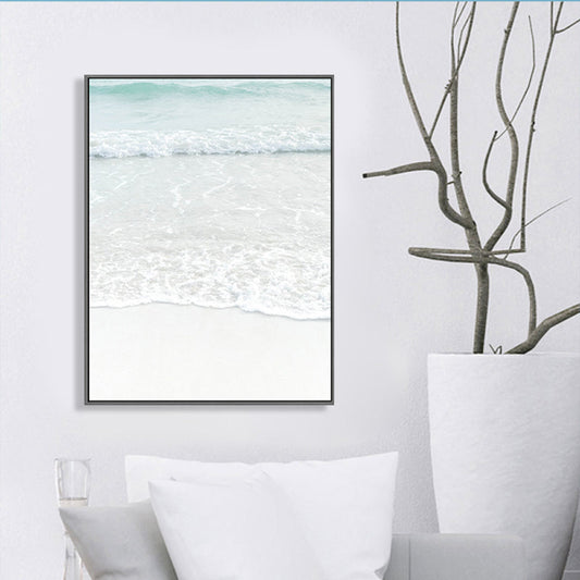 Mogendo | Beige Sea-water Wall Decoration Tropical Style Texture Canvas Print for Dining Room