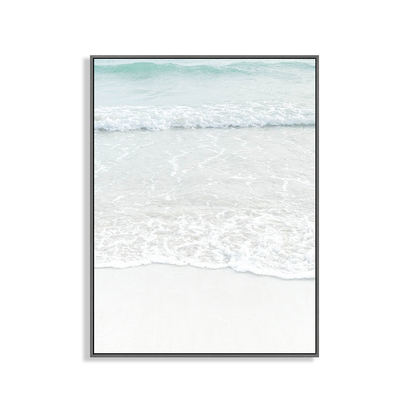 Mogendo | Beige Sea-water Wall Decoration Tropical Style Texture Canvas Print for Dining Room