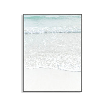 Mogendo | Beige Sea-water Wall Decoration Tropical Style Texture Canvas Print for Dining Room