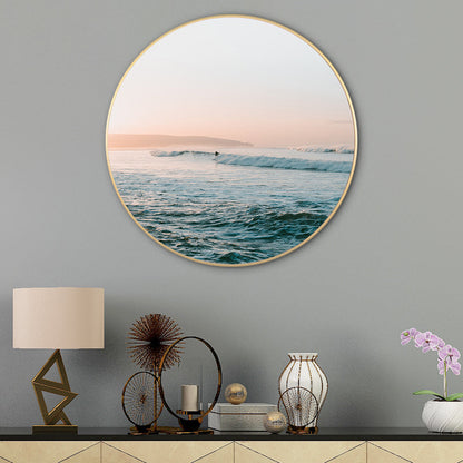 Mogendo | Sea Golf View Canvas Print Blue Tropical Style Painting for Living Room, Multiple Sizes Blue