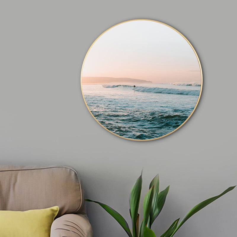 Mogendo | Sea Golf View Canvas Print Blue Tropical Style Painting for Living Room, Multiple Sizes