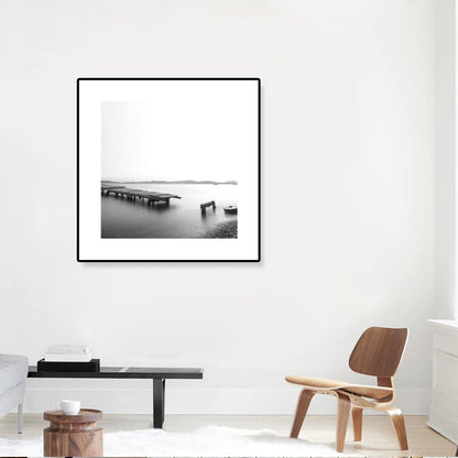 Mogendo | Dark Photography Seascape Art Print Textured Contemporary Living Room Furniture Wall Decor