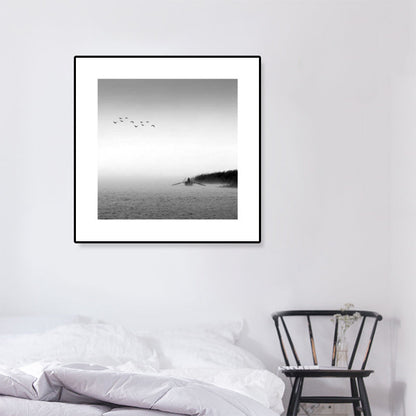 Mogendo | Dark Photography Seascape Art Print Textured Contemporary Living Room Furniture Wall Decor