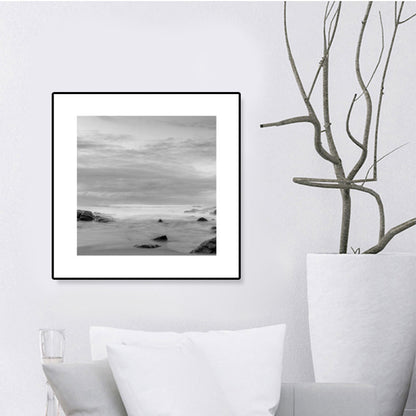 Mogendo | Dark Photography Seascape Art Print Textured Contemporary Living Room Furniture Wall Decor