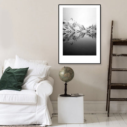 Mogendo | Tropical Rocky Bay Seascape Canvas Print Dark Color Texture Wall Art for the Living Room