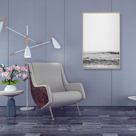 Mogendo | Tropix Photo Ocean Surface Art Print Fabric Texture Light Color Wall Decoration for Home