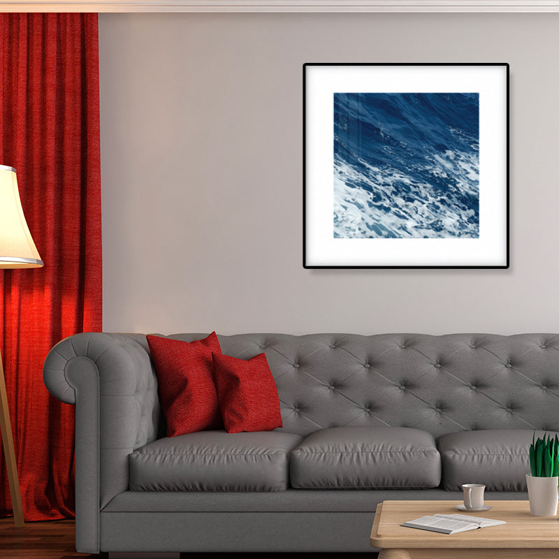 Mogendo | Seascape Ocean Water Wall Art Tropics Textured Canvas in Blue for Home Interior