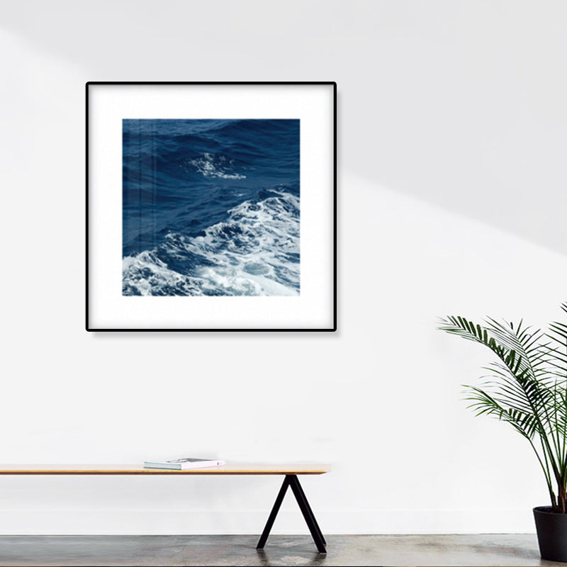 Mogendo | Seascape Ocean Water Wall Art Tropics Textured Canvas in Blue for Home Interior