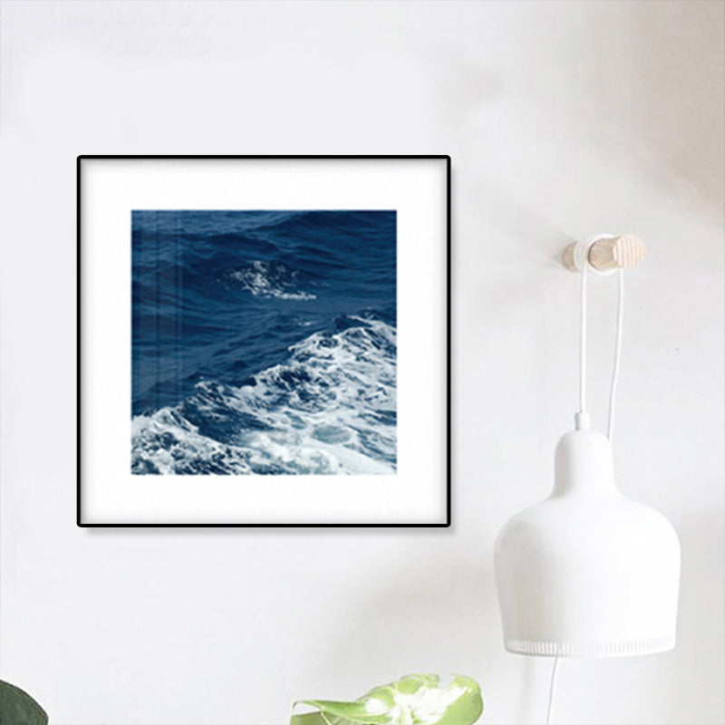 Mogendo | Seascape Ocean Water Wall Art Tropics Textured Canvas in Blue for Home Interior