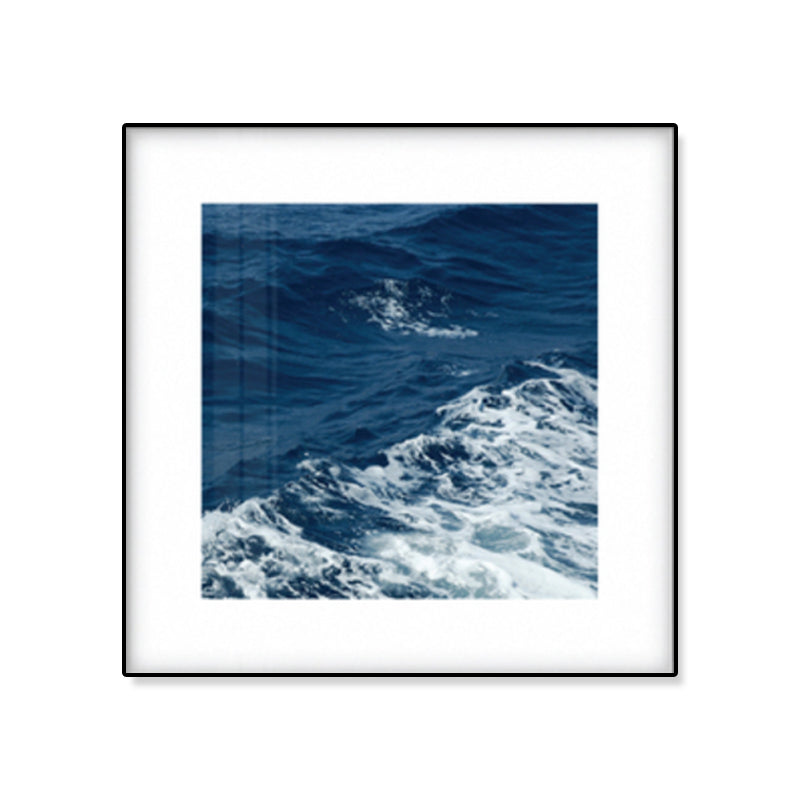 Mogendo | Seascape Ocean Water Wall Art Tropics Textured Canvas in Blue for Home Interior