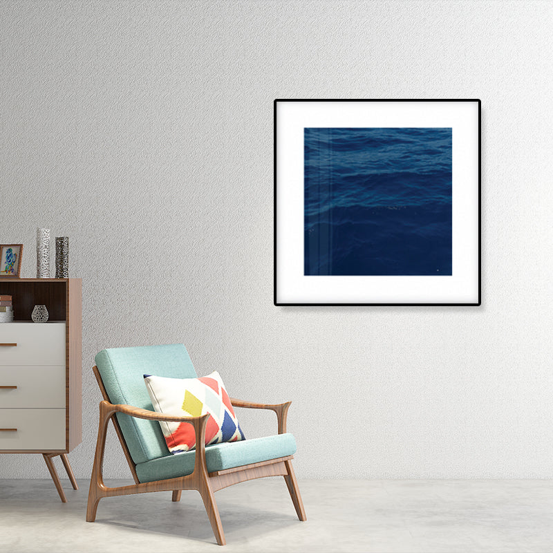 Mogendo | Seascape Ocean Water Wall Art Tropics Textured Canvas in Blue for Home Interior