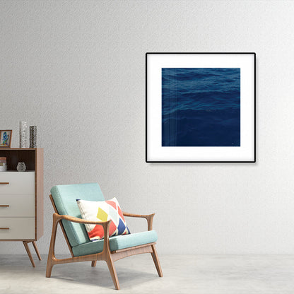 Mogendo | Seascape Ocean Water Wall Art Tropics Textured Canvas in Blue for Home Interior