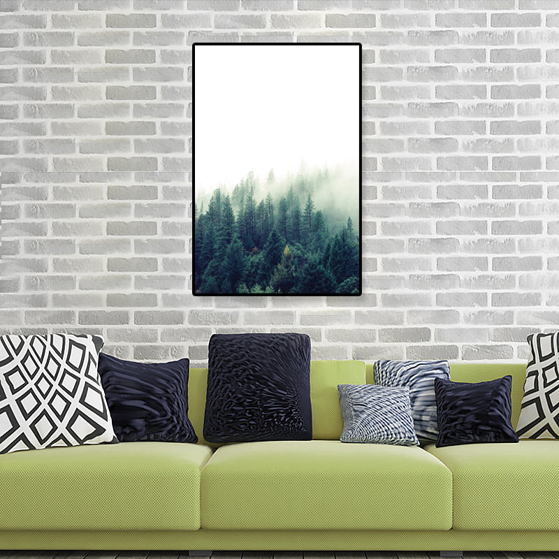 Mogendo | Tropics Natural Landscape Wall Art Living Room Canvas Print in Dark Color, Multiple Sizes