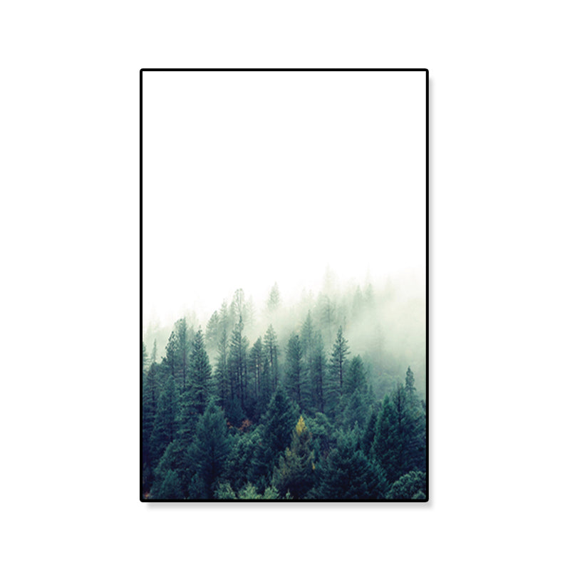 Mogendo | Tropics Natural Landscape Wall Art Living Room Canvas Print in Dark Color, Multiple Sizes