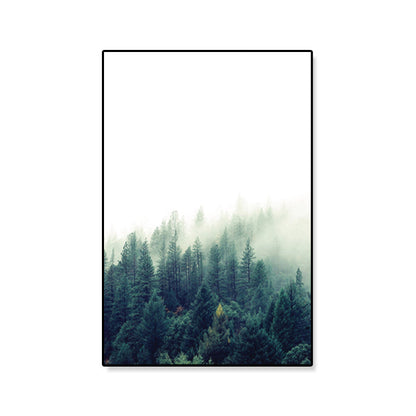 Mogendo | Tropics Natural Landscape Wall Art Living Room Canvas Print in Dark Color, Multiple Sizes