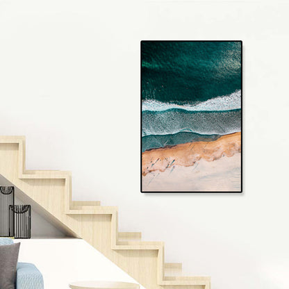 Mogendo | Tropics Natural Landscape Wall Art Living Room Canvas Print in Dark Color, Multiple Sizes Dark green