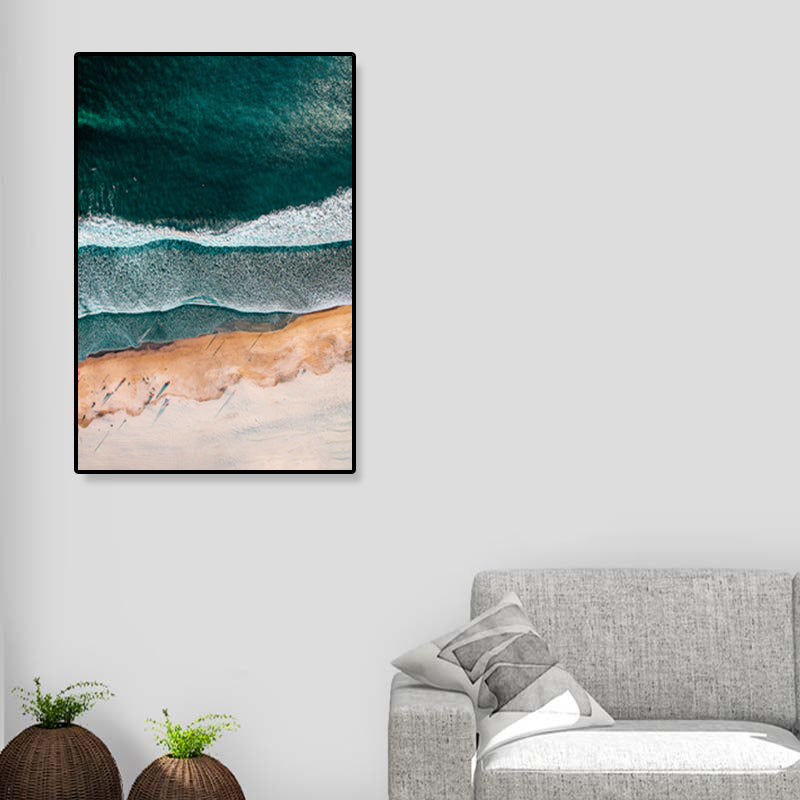 Mogendo | Tropics Natural Landscape Wall Art Living Room Canvas Print in Dark Color, Multiple Sizes