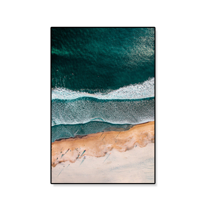 Mogendo | Tropics Natural Landscape Wall Art Living Room Canvas Print in Dark Color, Multiple Sizes