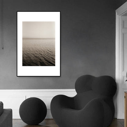 Mogendo | Textured Ocean Surface Wall Art Tropical Canvas Print for Home Decor, Multiple Sizes light brown