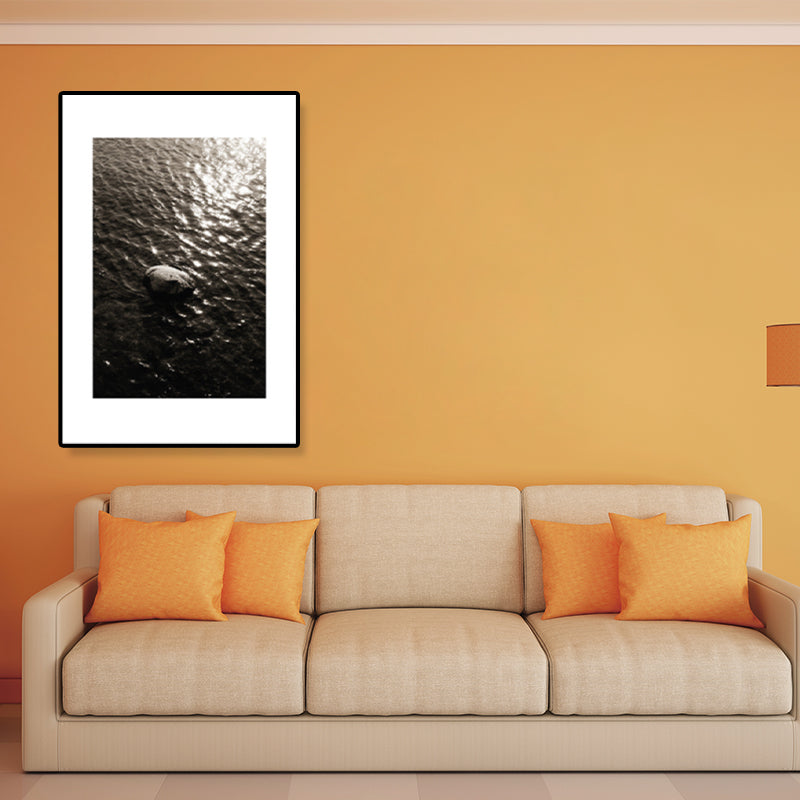 Mogendo | Textured Ocean Surface Wall Art Tropical Canvas Print for Home Decor, Multiple Sizes