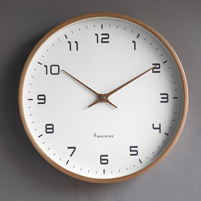 Mogendo | Nordic Clarity Wall Clock Braun 25x25cm