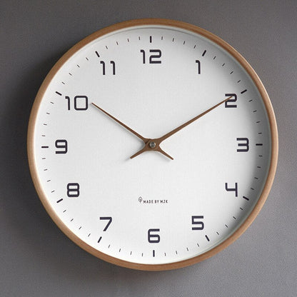 Mogendo | Nordic Clarity Wall Clock Braun 25x25cm