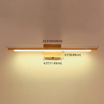 Mogendo | Wood LED Wall-Mounted Lighting Simplicity Residence Wall Lamp Lights for Bathroom