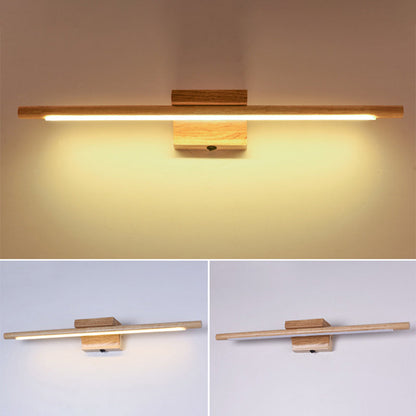 Mogendo | Wood LED Wall-Mounted Lighting Simplicity Residence Wall Lamp Lights for Bathroom