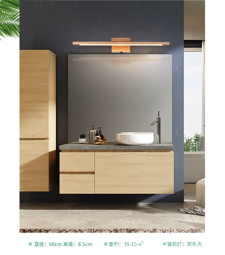 Mogendo | Wood LED Wall-Mounted Lighting Simplicity Residence Wall Lamp Lights for Bathroom