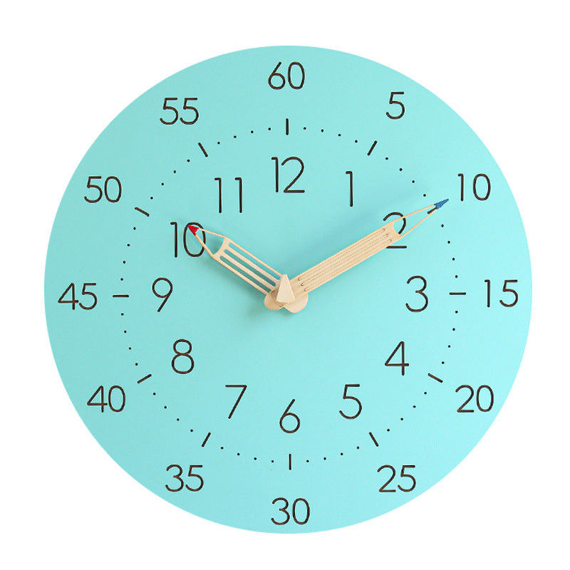 Mogendo | Learning Time Children's Room Silent Wall Clock