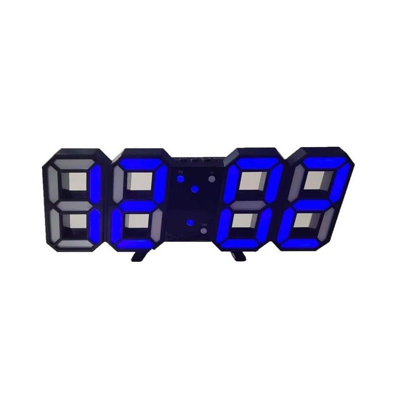Mogendo | LumiSync 3D LED Wall Clock – Modern Digital Clock with Dimmer Lighting