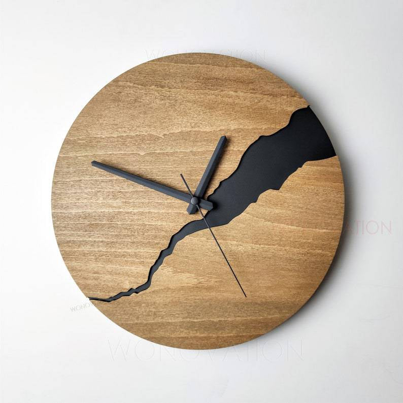 Mogendo | Luxury Wood Wall Clock - Timeless Design for Every Interior Room 30x30 cm