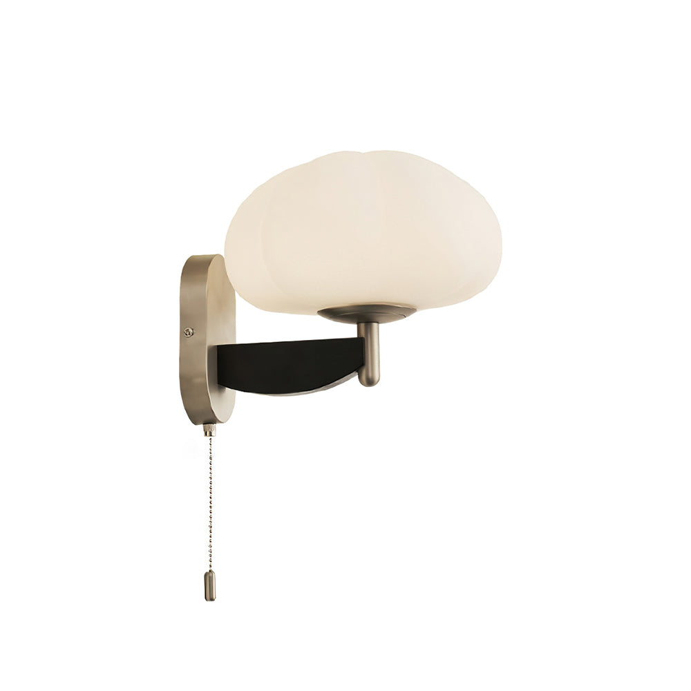 Mogendo | Brillora Wall Lamp W 28cm x H 22cm W 11″ x H 8.6″ Nickel & Black