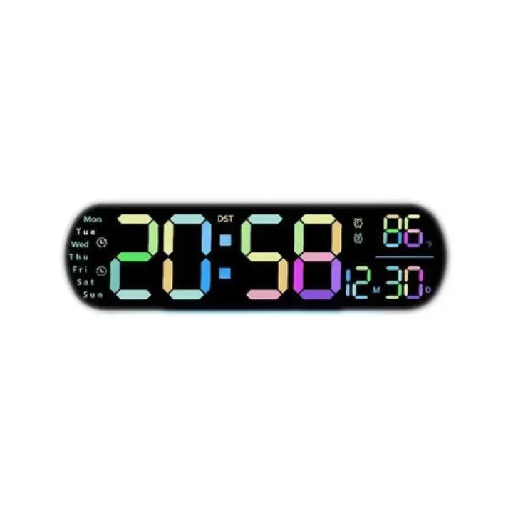 Mogendo | Digital Wall Clock Large LED Display with Remote Control