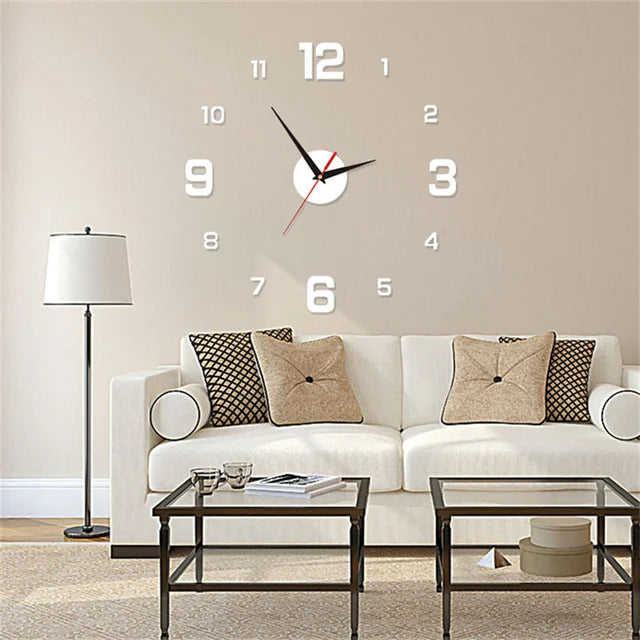 Mogendo | Frameless Wall Clock Silver