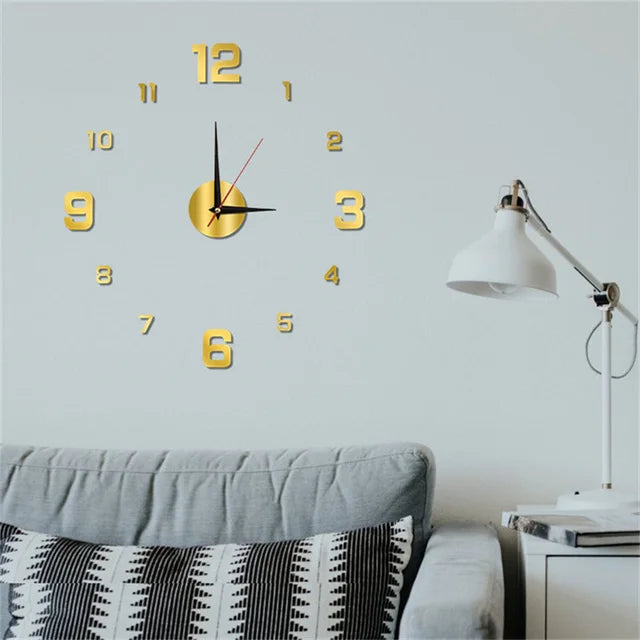 Mogendo | Frameless Wall Clock Gold