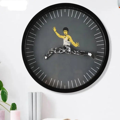 Mogendo | Unique Kung Fu Wall Clock – Quiet and stylish
